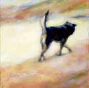 trotting dog